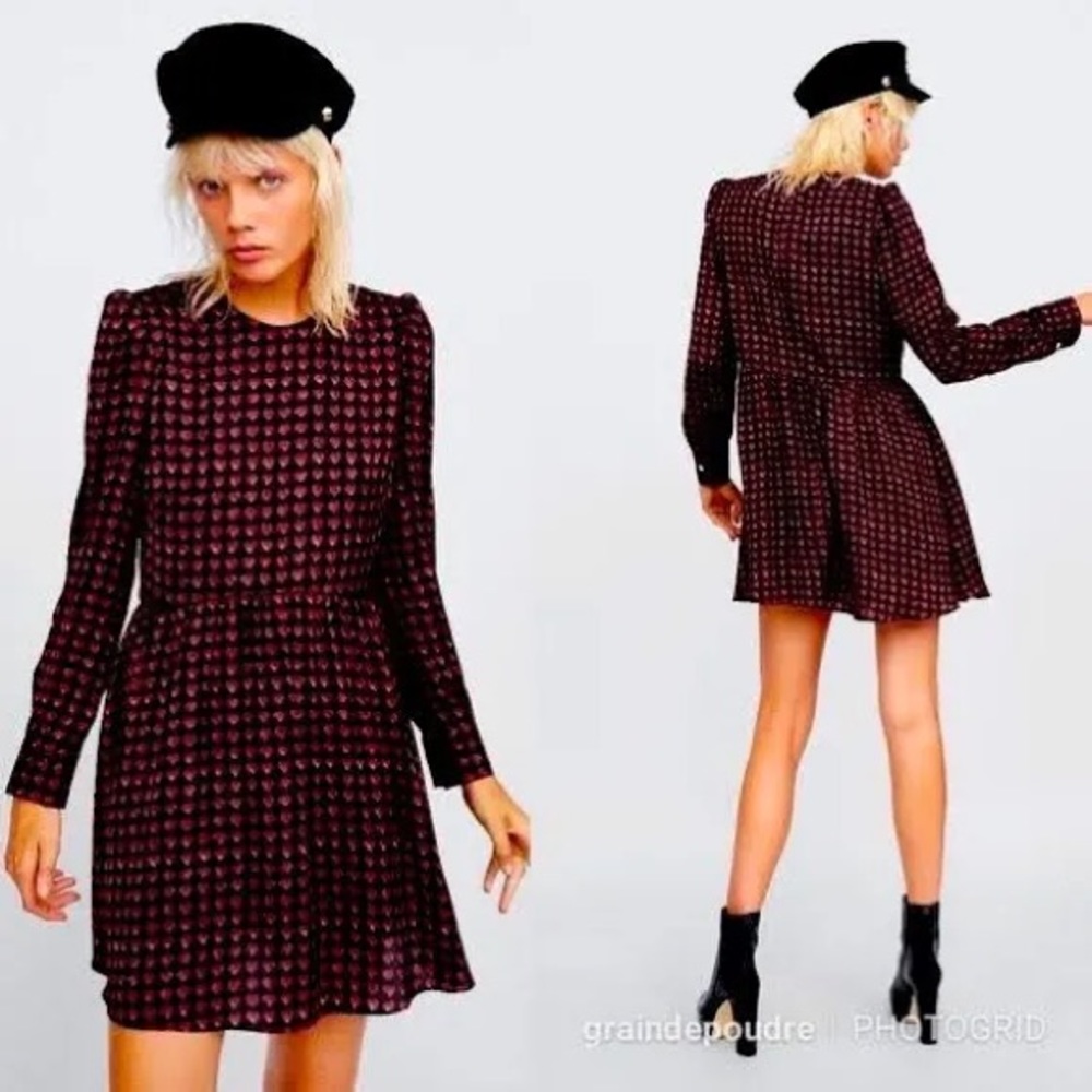 𝐙𝐀𝐑𝐀 Valentines hearts Dress